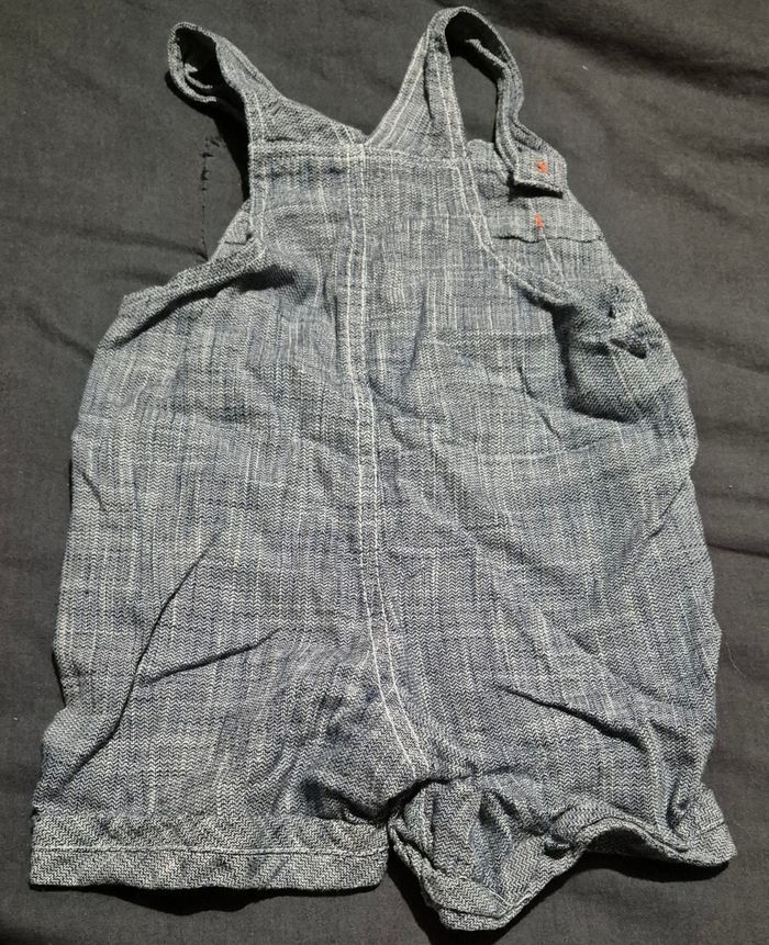 Ensemble salopette/T-shirt manches courtes - photo numéro 2