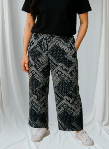 Pantalon à motifs taille 38