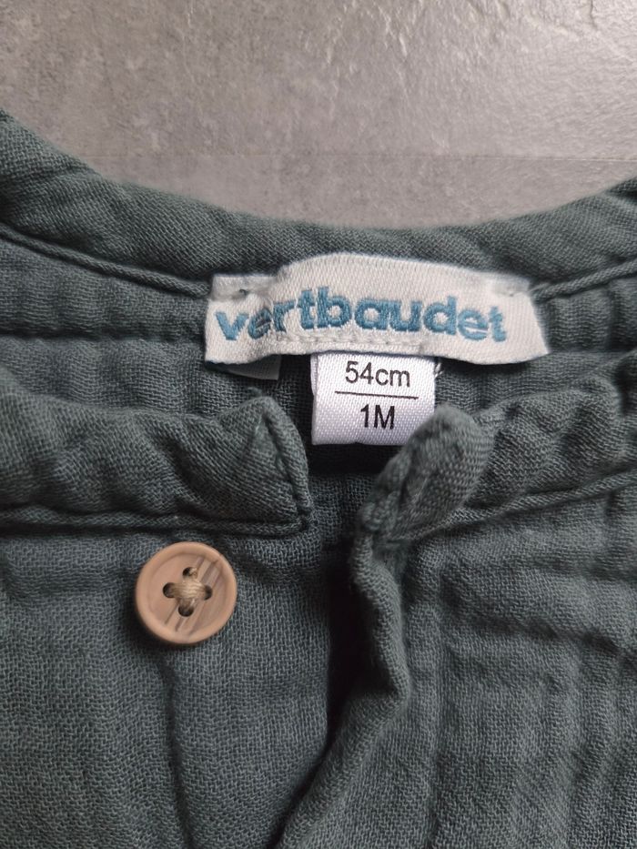 Combinaison vertbaudet 1mois - photo numéro 3