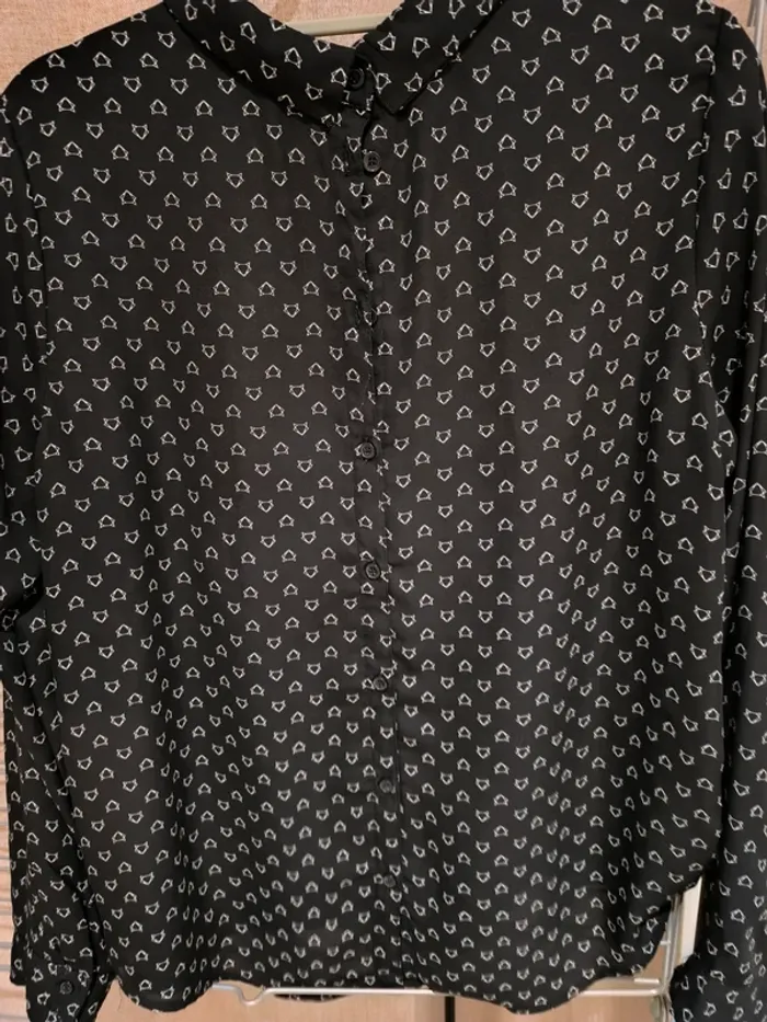 Chemise Jennyfer noire - photo numéro 4