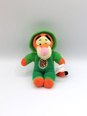 Petite peluche doudou tigre Tigrou en pyjama vert DISNEY NICOTOY SIMBA 18 cm