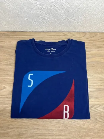 Serge Blanco - Couleur bleu - Taille M