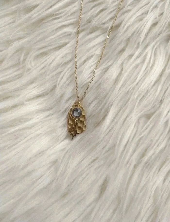 Collier doré en acier inoxydable Bohm Neuf - photo numéro 2