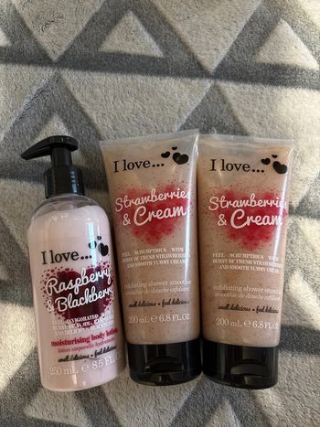 I love crème hydratant et gommage