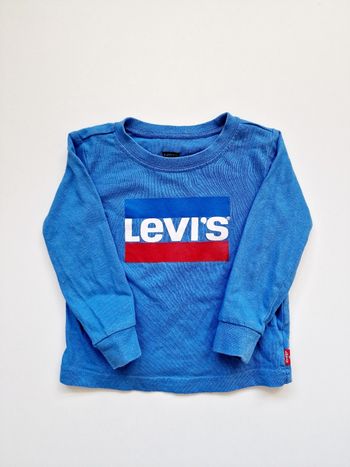 Levi's - Tee-shirt manches longues, col rond (12 mois)