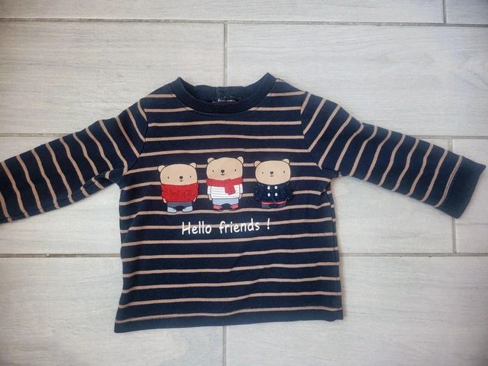 Pull fin 12 mois garcon