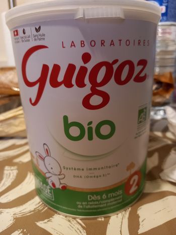 Lait Guigoz bio 2ème âge