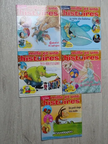 Lot de magazines "Mille et une histoires"