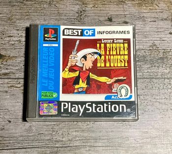 Lucky Luke la fièvre de l’ouest beu PS1 Complet Sony