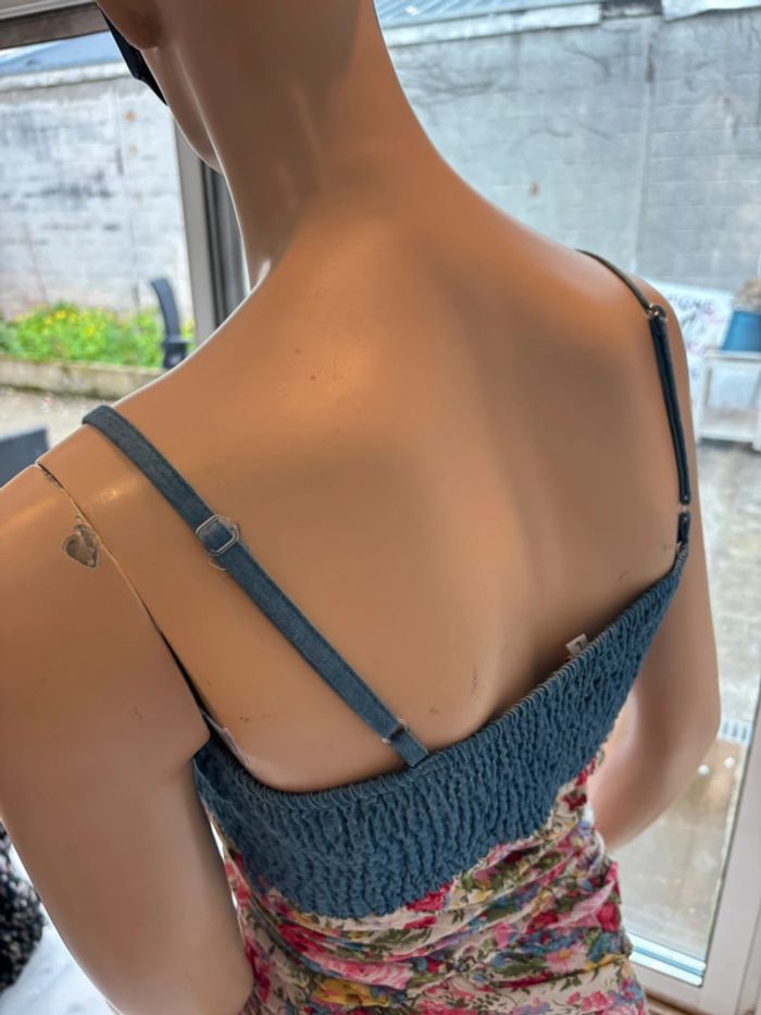 Combinaison pantalon à fleurs neuf boutique parisienne - photo numéro 7