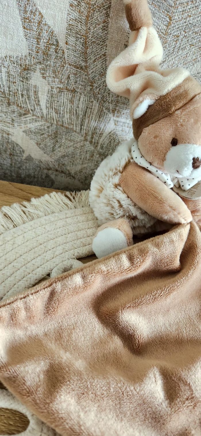Doudou Lange Ours Baby Nat Marron - photo numéro 2