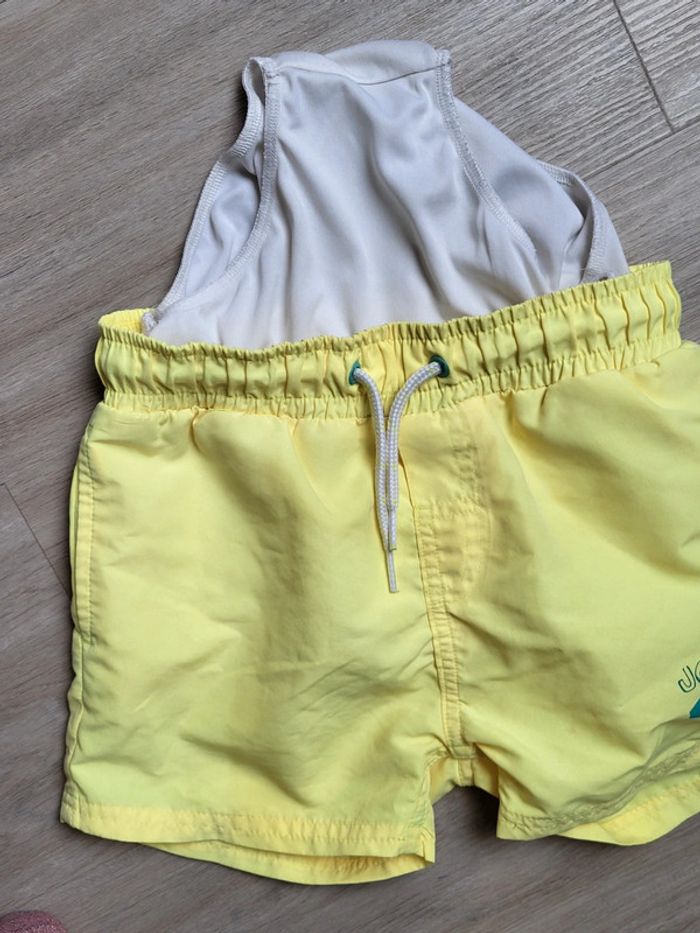 Short de bain jaune - photo numéro 2