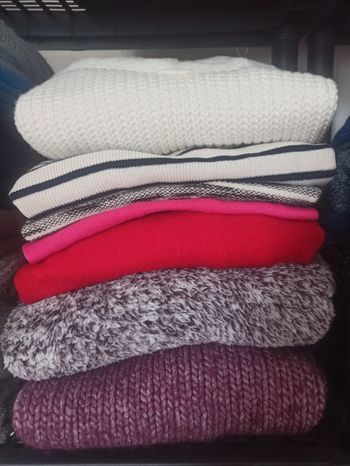 Lot de 7 pulls femme – Taille M – Marques variées – Très bon état