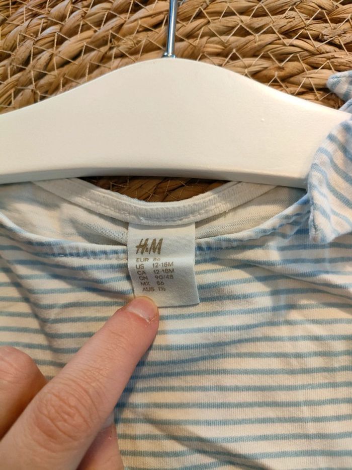 Robe h&m 12-18mois 86cm - photo numéro 4