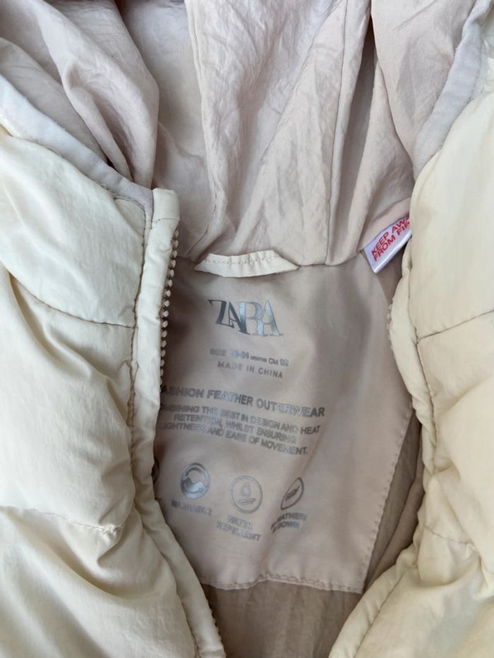 Manteau doudoune fille 18 mois Zara - photo numéro 2