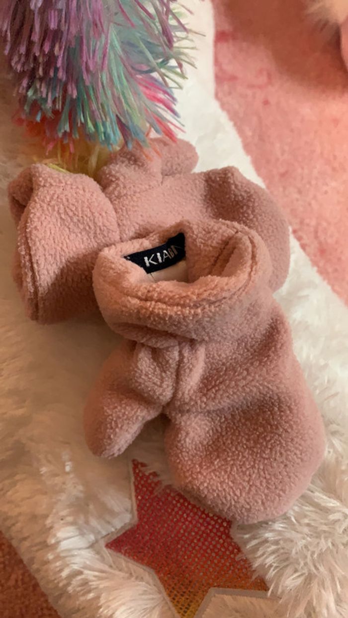 Moufles rose kiabi 6/12 mois