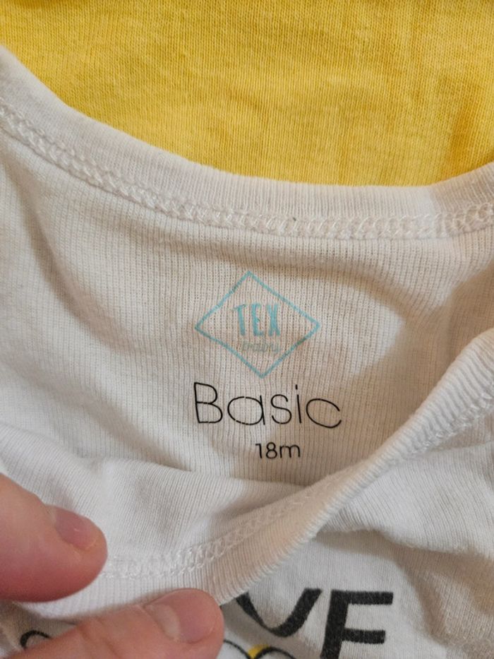 Lot 5 bodies Tex 18 mois - photo numéro 5