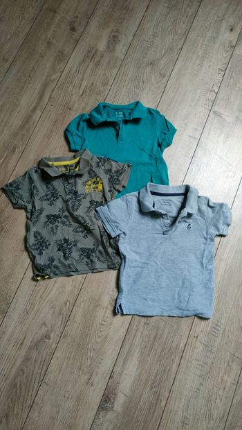 Lot polo taille 3 ans