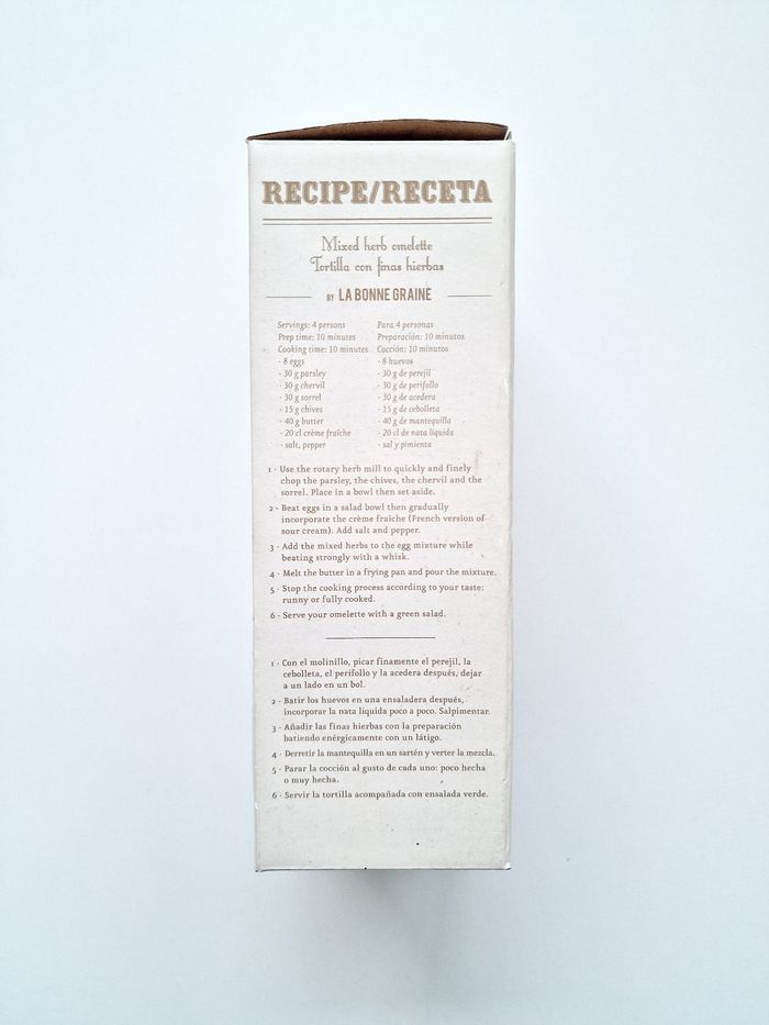 La Bonne Graine - Moulinette à fines herbes - Neuve ! - photo numéro 2