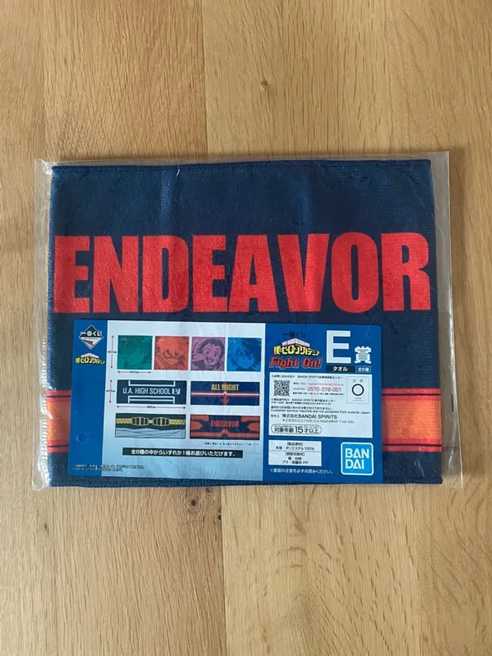 My Hero Academia – Serviette Longue Endeavor Ichiban Kuji Fight On! 60 x 21 cm