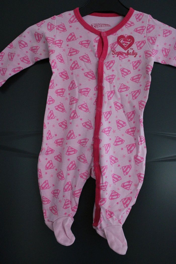 Pyjama super baby girls léger taille 1 à 3 mois 50-56 cm - photo numéro 5