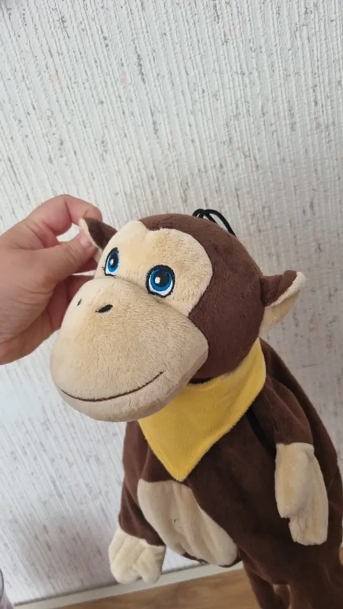 Peluche singe pour bouillotte - photo numéro 4
