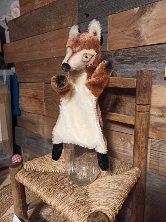 Peluche marionnette steiff vintage renard tbe - photo numéro 4
