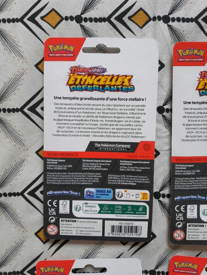Pokémon Artset Booster EV08 | Étincelles déferlantes - Neuf Scellé [FR] - photo numéro 6