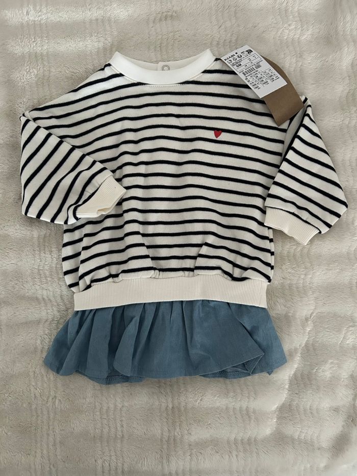 Robe sweat bébé fille - photo numéro 2