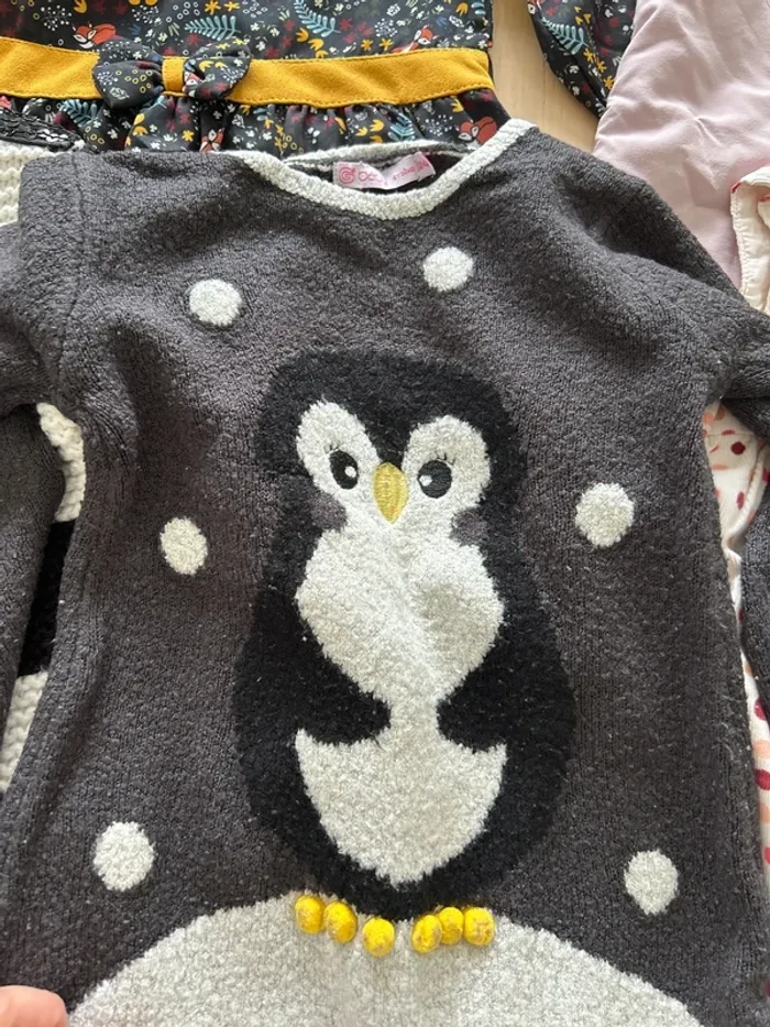 Lot de 5 robes hiver 18/24 mois tte marque - photo numéro 5