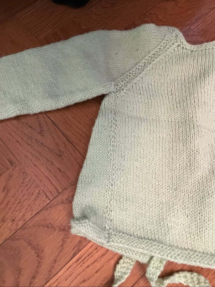 Brassière bébé naissance vert anis - photo numéro 3