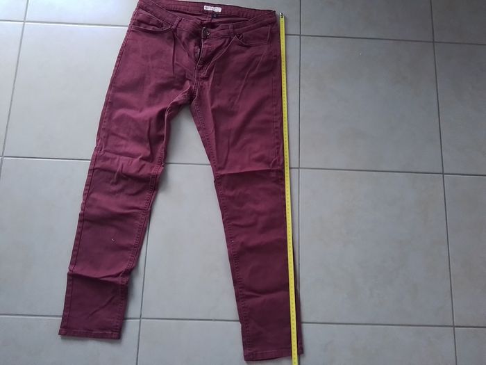 Lot de 2 jeans femme T 42 stretch  kiabi - photo numéro 5