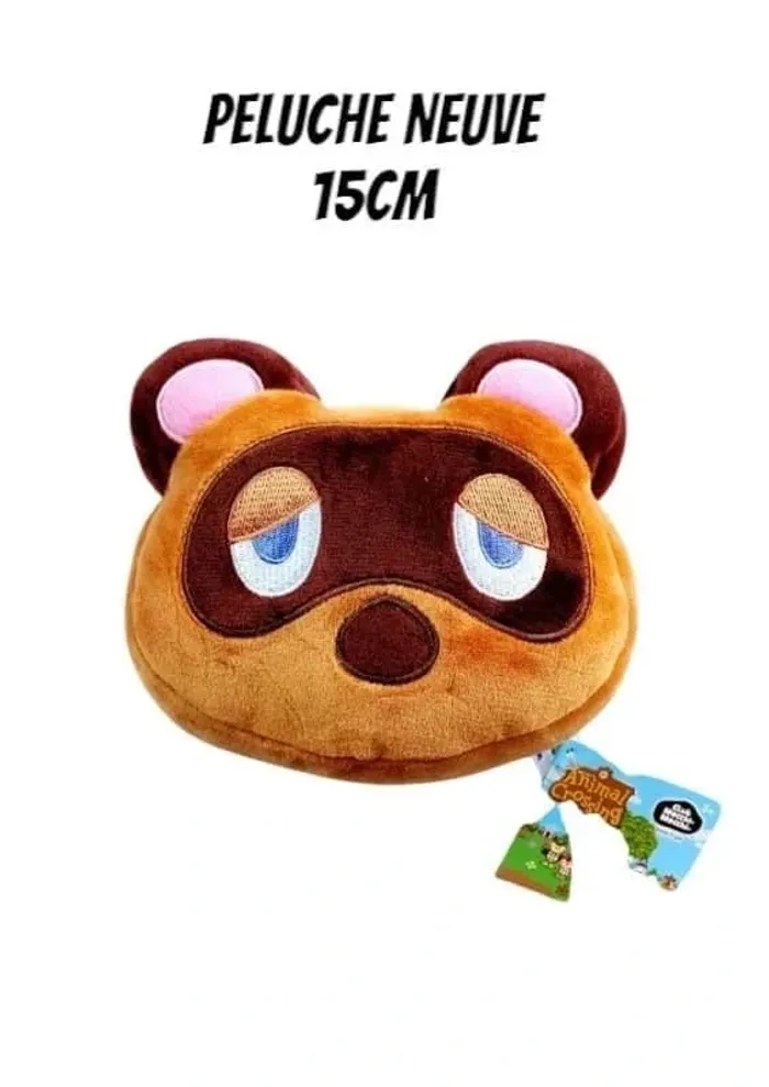 Animal Crossing Mocchi Peluche Tom Nook Isabelle 15cm
