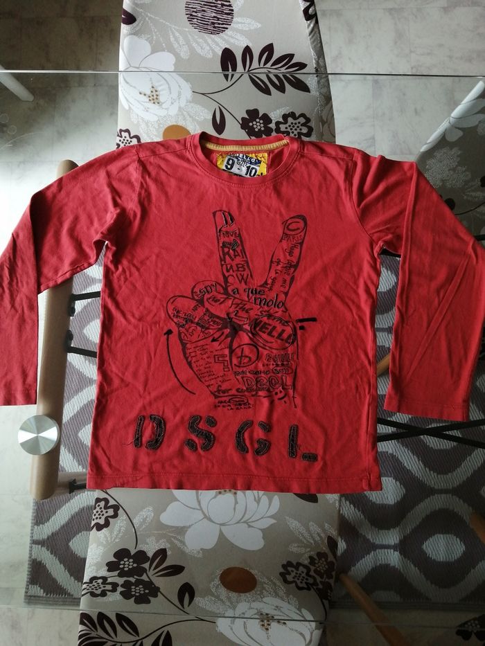 Tee-shirt manches longues garçon 10 ans