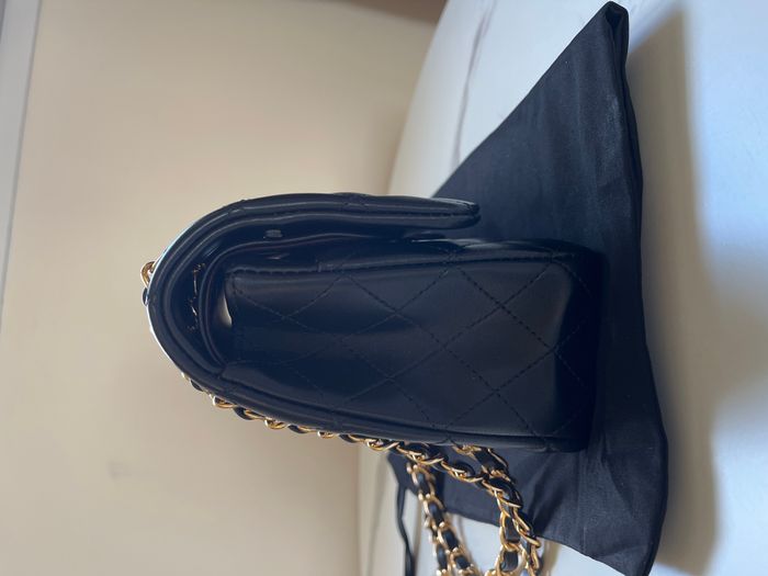 Sac à main bandoulière noir matelassé - photo numéro 5