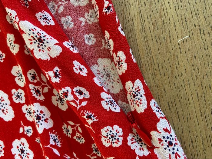Robe d’été rouge à fleurs Monoprix taille 42 - photo numéro 12