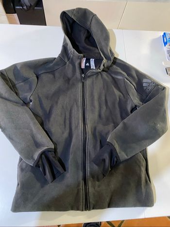 Veste a capuche épaisse noir Adidas taille 13/14 ans
