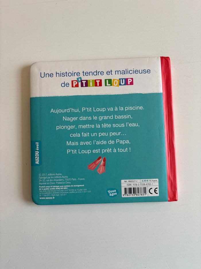 Livre p’tit loup va à la piscine - photo numéro 4