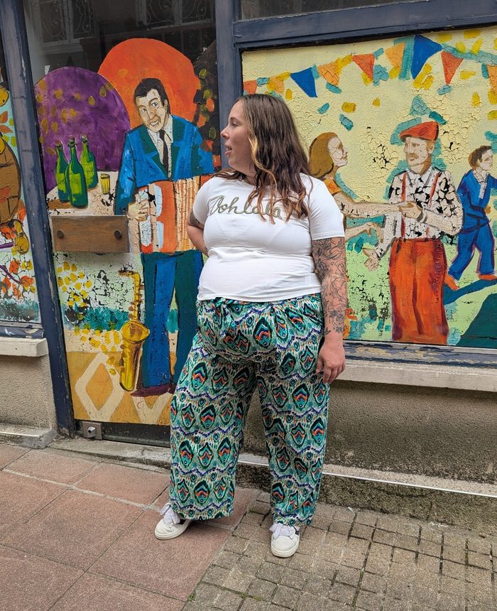 Pantalon fluide Agadir multicolore jambes larges
Taille 3XL - photo numéro 2