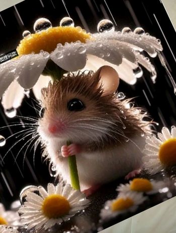 Diamond painting souris #S043