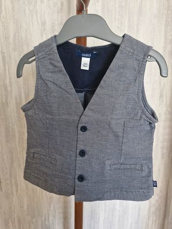 🎯 Gilet garçon - Okaïdi - Taille 3 ans - Coton/Elasthanne