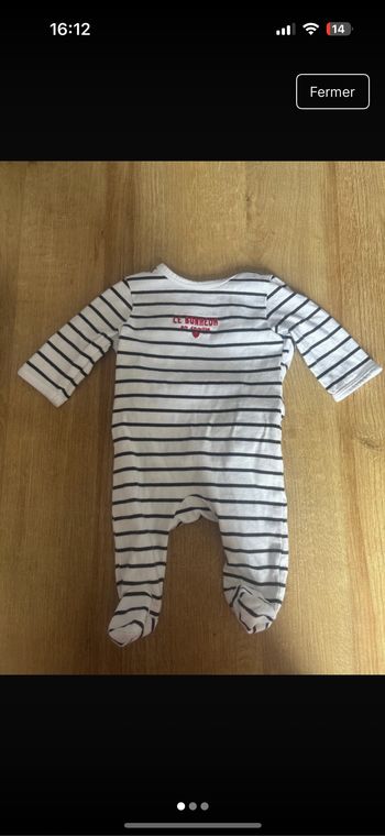 Vêtements bébé 1 mois