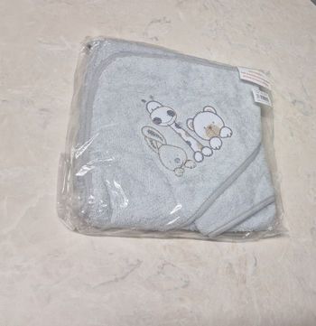 Sortie de bain bébé cape de bain serviette bebe cadeau naissance