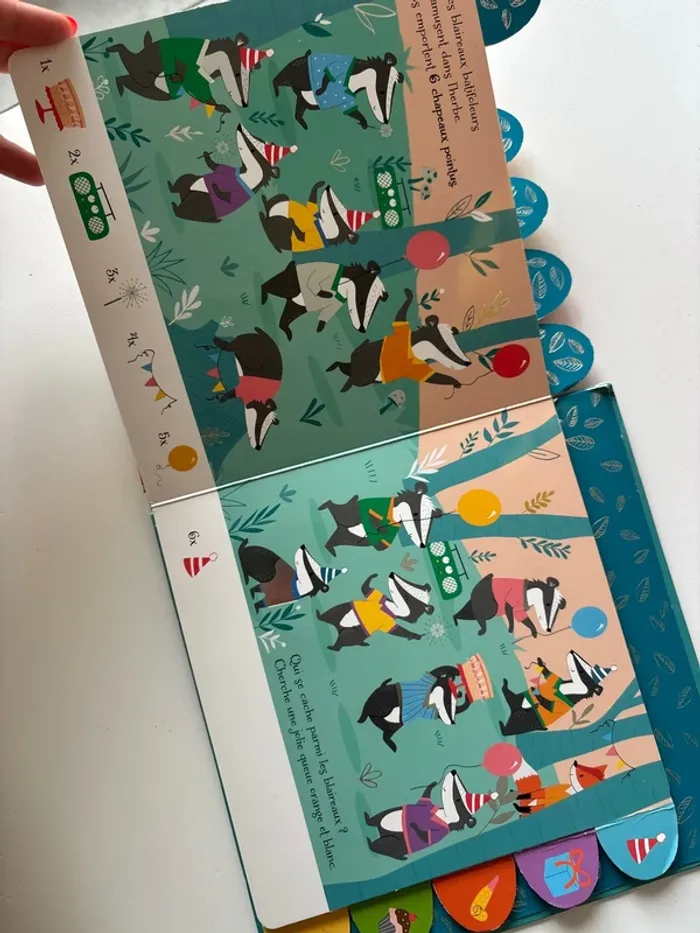 Livre cherche et trouve le club des animaux. Joyeux anniversaire. - photo numéro 6