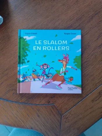 Le slalom en rollers.
