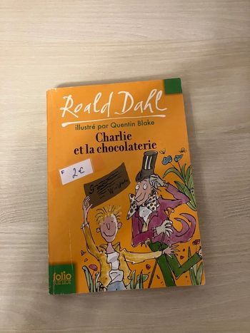 Charlie et la chocolaterie - Roald Dahl, illustré par Quentin Blake (Folio Junior – Très bon état