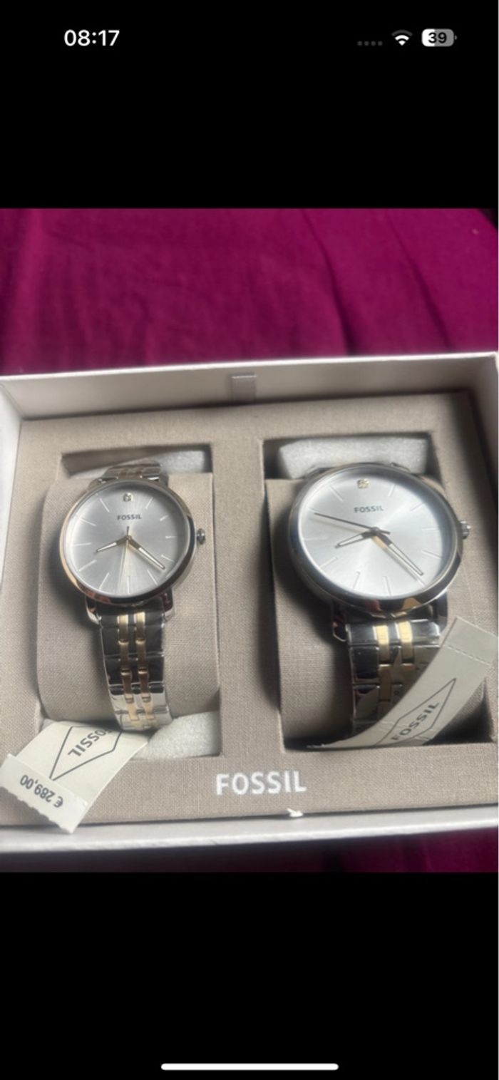 Coffret montre femme et homme - photo numéro 5