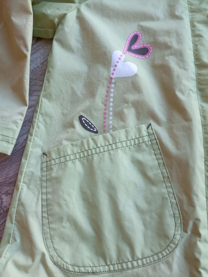Veste imperméable pop flower taille 8 ans - photo numéro 3