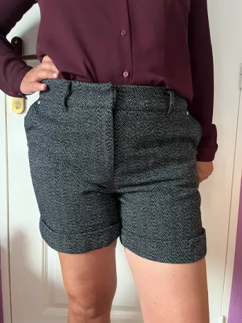 Short à motif noir et blanc Breal