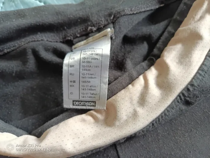 Short gris et rose 10 ans Decathlon - photo numéro 2